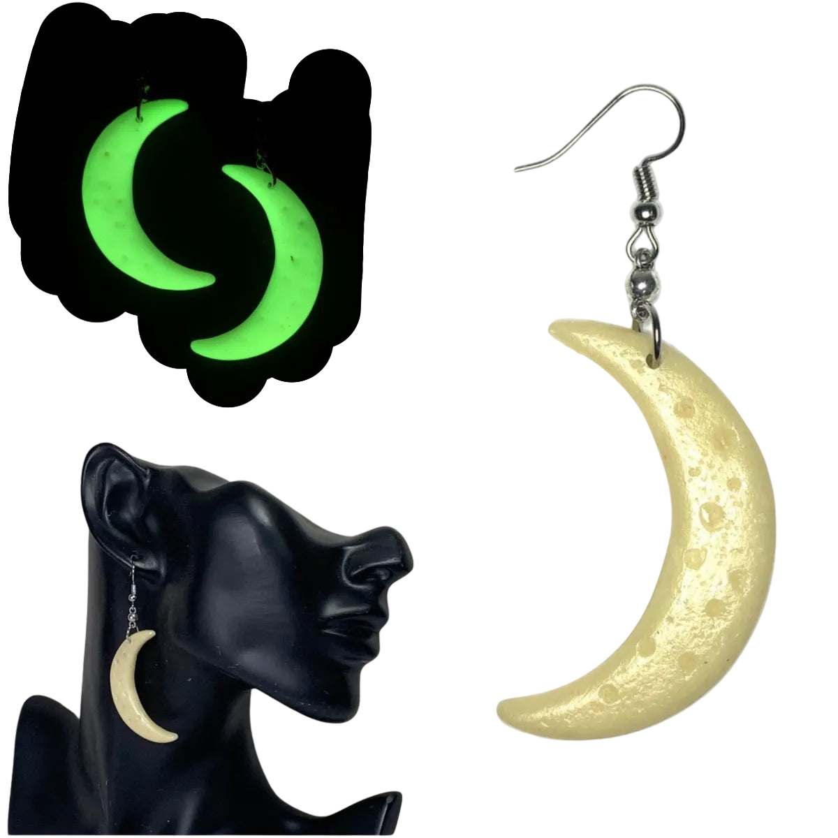 Moon Charm Earrings – Tatty Devine